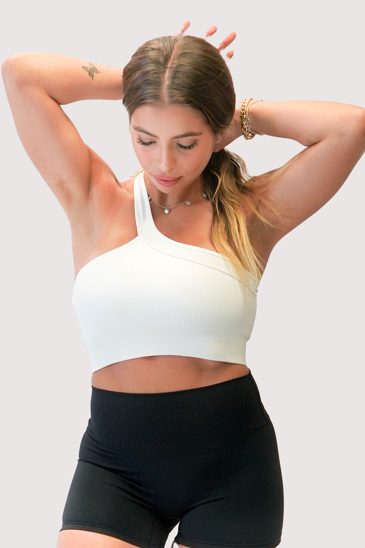 One Shoulder Sports Bra