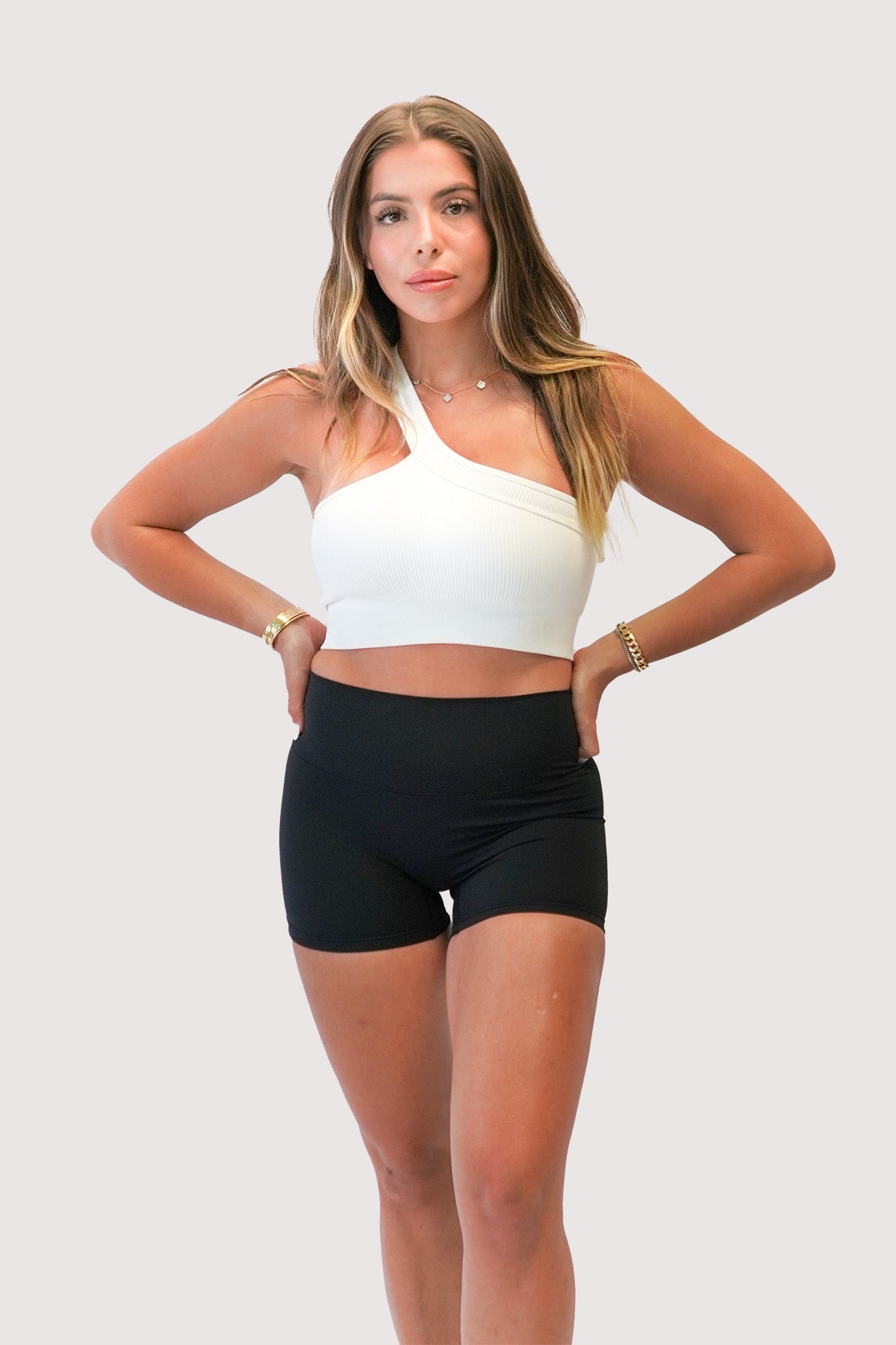 One Shoulder Sports Bra
