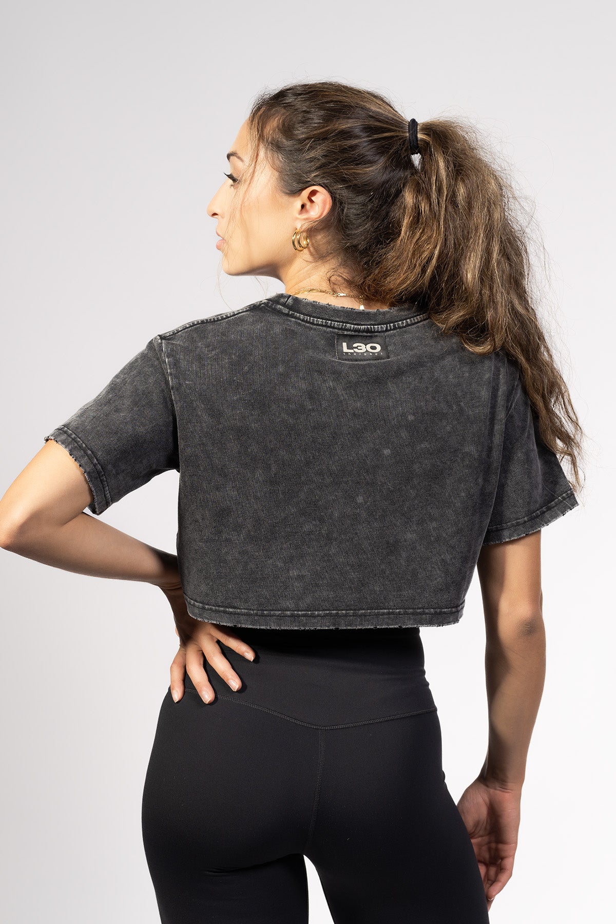 Distressed Crop Top