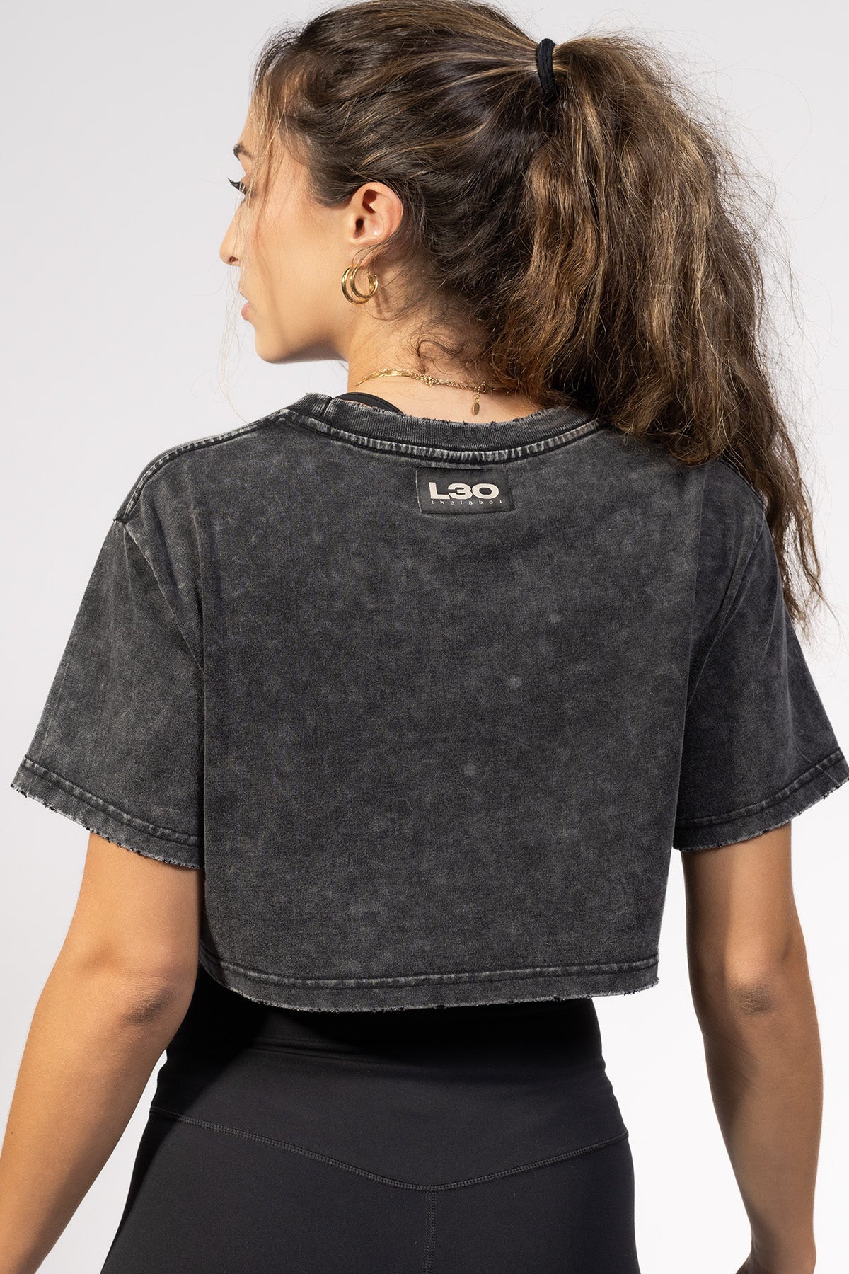 Distressed Crop Top