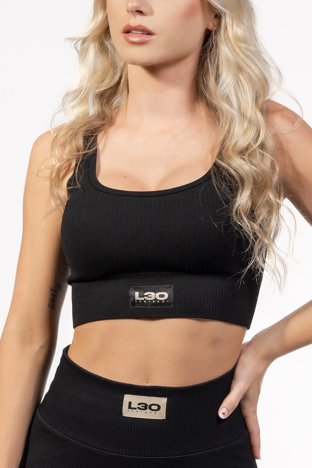 L3O Ribbed Sports Bra