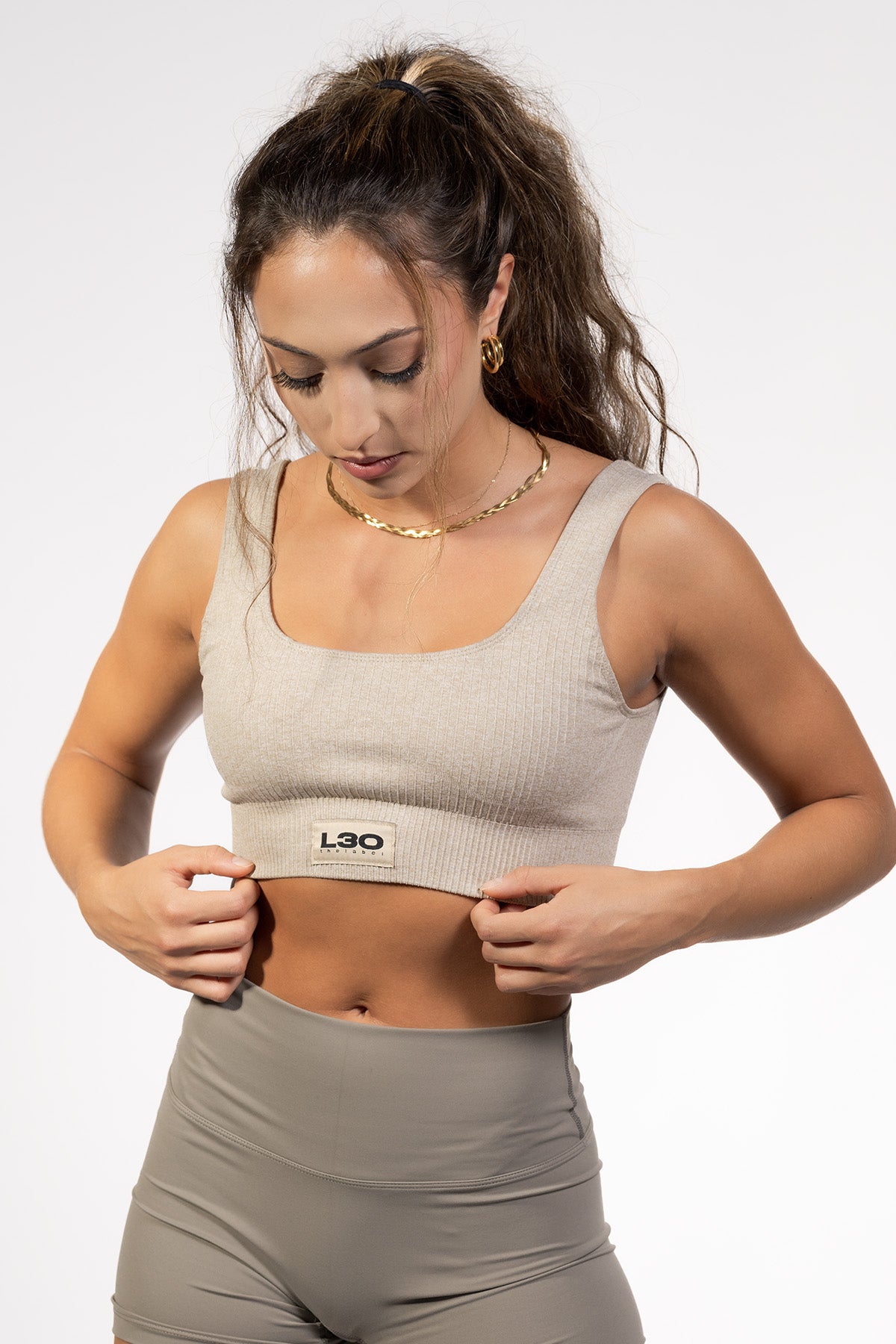 L3O Ribbed Sports Bra