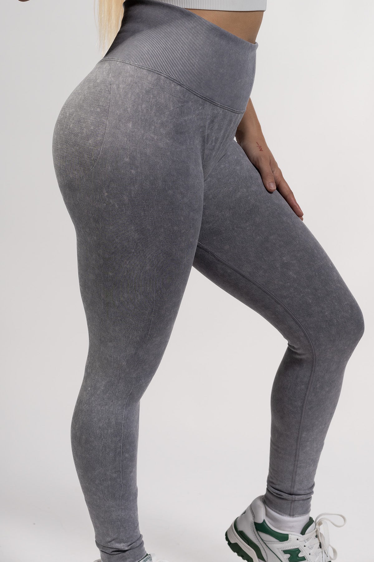 Washed Ruched Leggings
