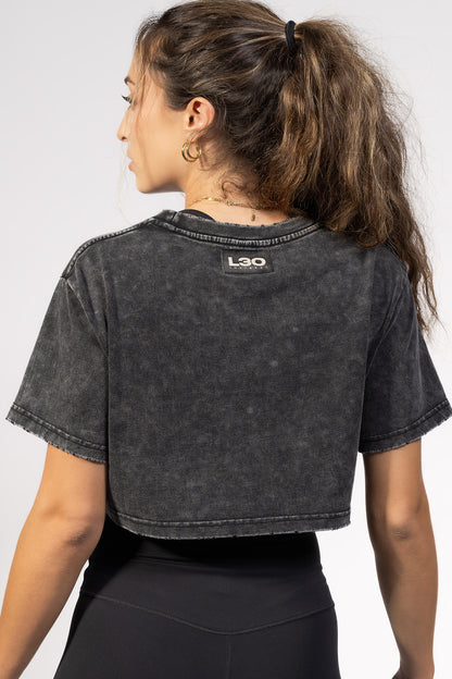 Distressed Crop Top