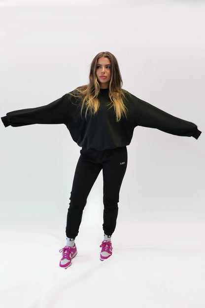 Drop Shoulder Crew Neck Sweatshirt